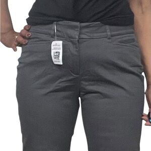 Dockers Hurricane Gray Straight Leg Pants Professional Comfort size 12